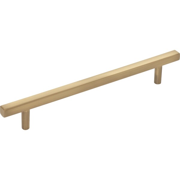 Jeffrey Alexander 160 mm Center-to-Center Satin Bronze Square Dominique Cabinet Bar Pull 845-160SBZ - main